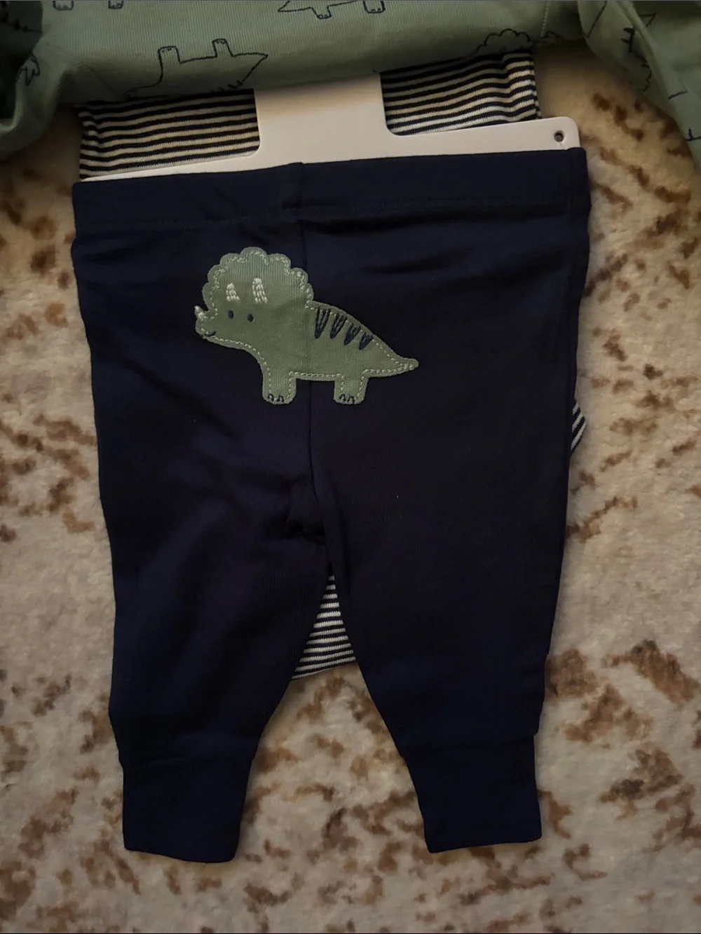 Carter's Green Dino Print 3-piece Set